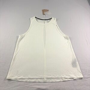On Cloud Tank Top Shirt Womens XL White Active Gym Workout Running NEW